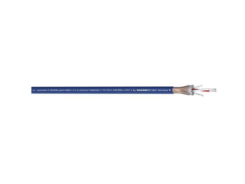 Sommer Cable 520-0102F SEMICOLON 2 FRNC - DMX-AES-EBU - modrý | Přepravní obaly - 02