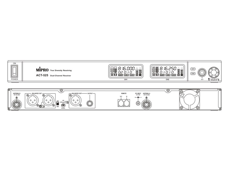 MIPRO ACT-525 | ACT-500 Series - 02