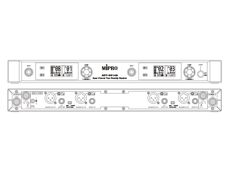 MIPRO ACT-5814A | ACT-5800 Series - 02