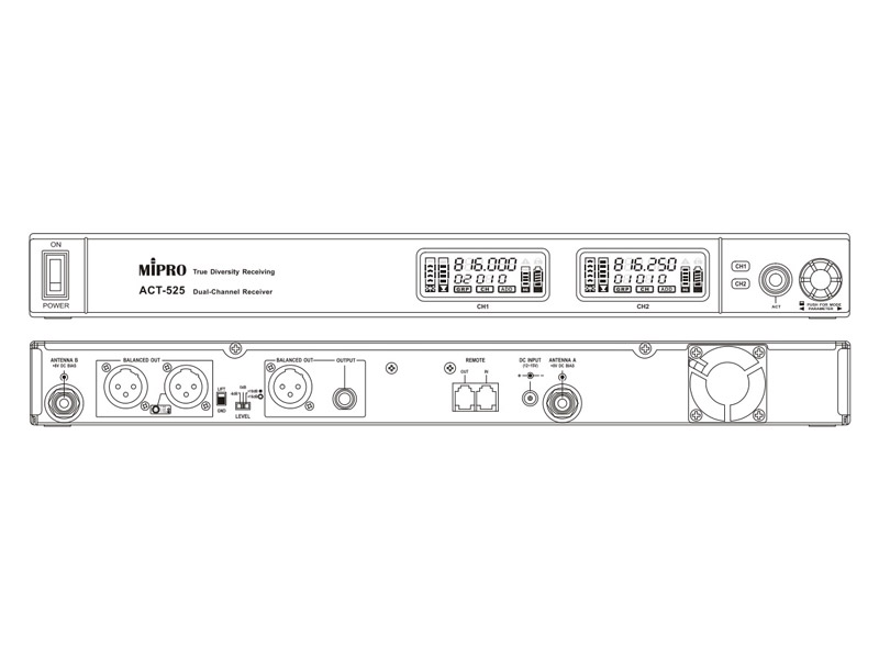 Mipro ACT-500 Combi Set Dual | Kombinovaný set - 03