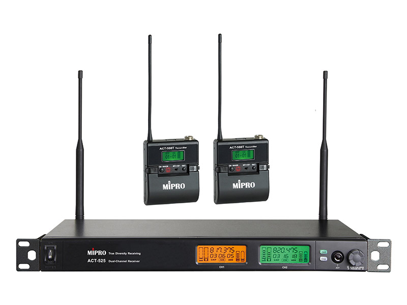 Mipro ACT-500 BODYPACK SET DUAL | Hlavové mikrofony - 01