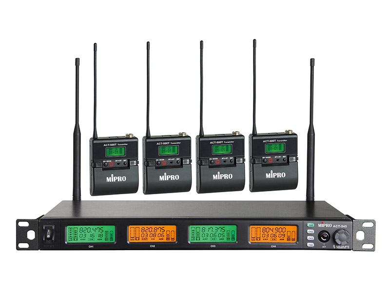 Mipro ACT-500 BODYPACK SET QUAD | MA-101 45W - 01