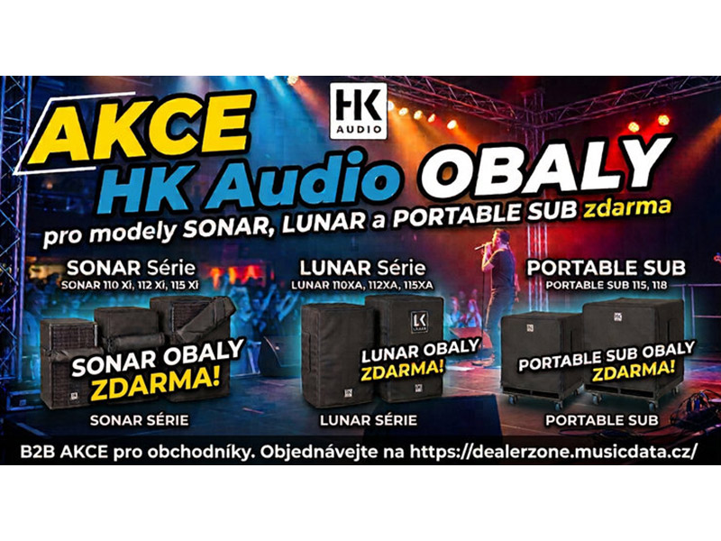 HK Audio AKCE obaly zdarma | SONAR aktivní reprosoustavy - 01