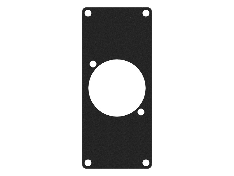 CAYMON CASY108/B - panel 1x otvor Powercon TRUE1 | POWERCON - kabelové - 01