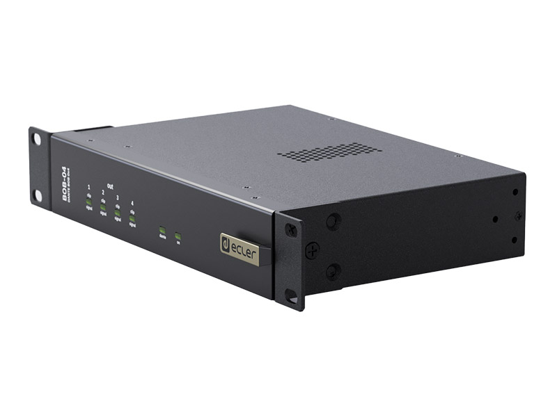 ECLER BOB-04 4 kanálový převodník na Dante | Digitální procesory a matice - 02