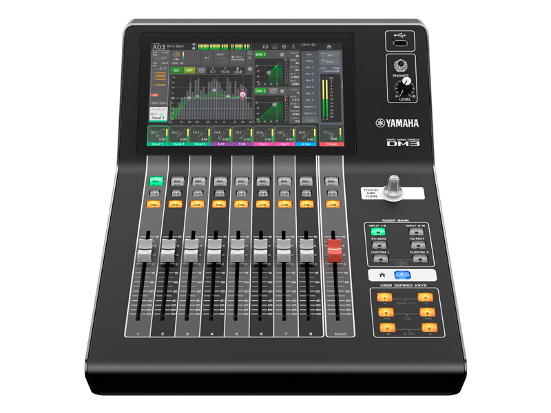 Yamaha DM3 - kompaktní digitální mixpult s Dante | DM3 kompaktní digitální konzole - 03