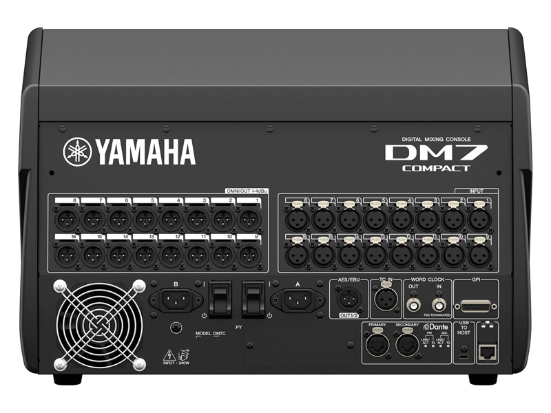 YAMAHA DM7 Compact digitální mixážní pult s Dante | ACT-5800 Series - 04