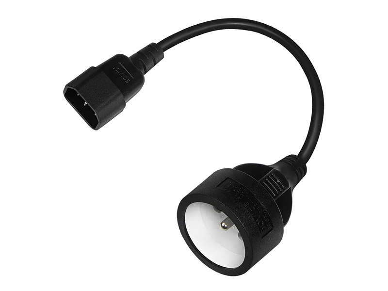 Furman napájecí kabel 230V C14 M vidlice a zásuvka s kolíkem | Příslušenství - 01