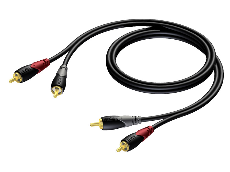ProCab CLA800/10 - 2x RCA - 2x RCA - 10m | RCA - RCA - 01