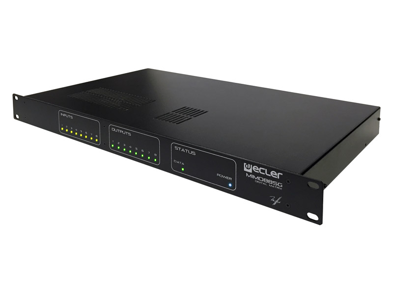 ECLER MIMO88SG digitální audio matice | Digitální procesory a matice - 03