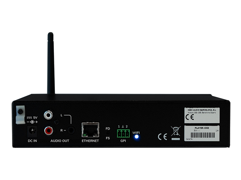 ECLER PLAYER ONE přehrávač interntového rádia a streamu | Snímače - 02
