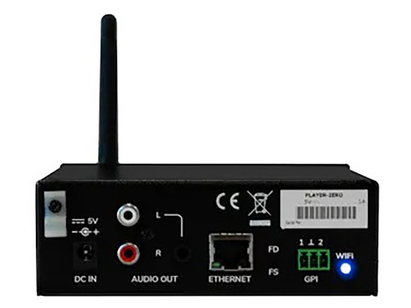 ECLER PLAYER ZERO přehrávač interntového rádia a streamu | Snímače - 02