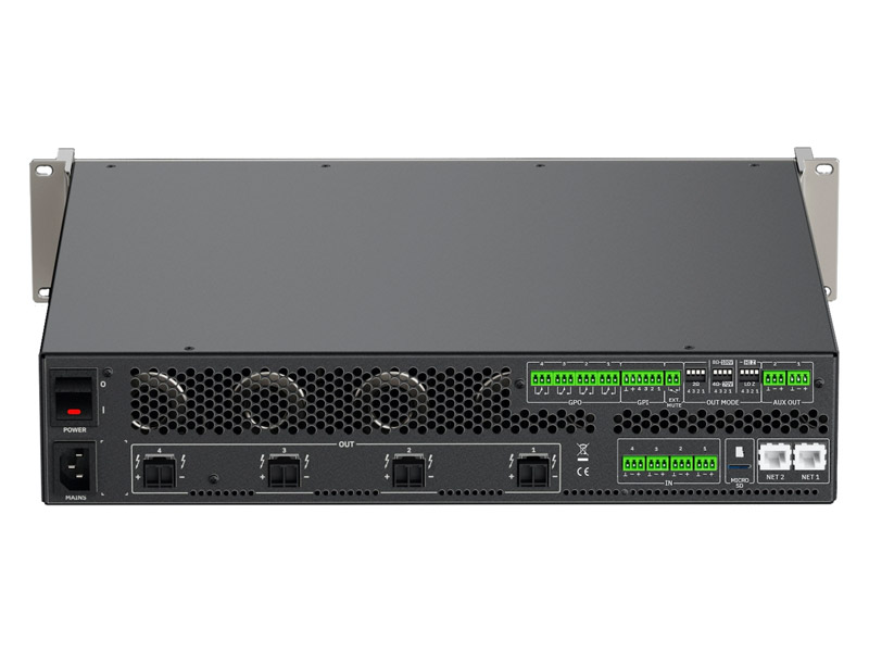 ECLER VIDA-24Q digitální zesilovač s Dante, DSP a přehrávačem | Titanex - 03