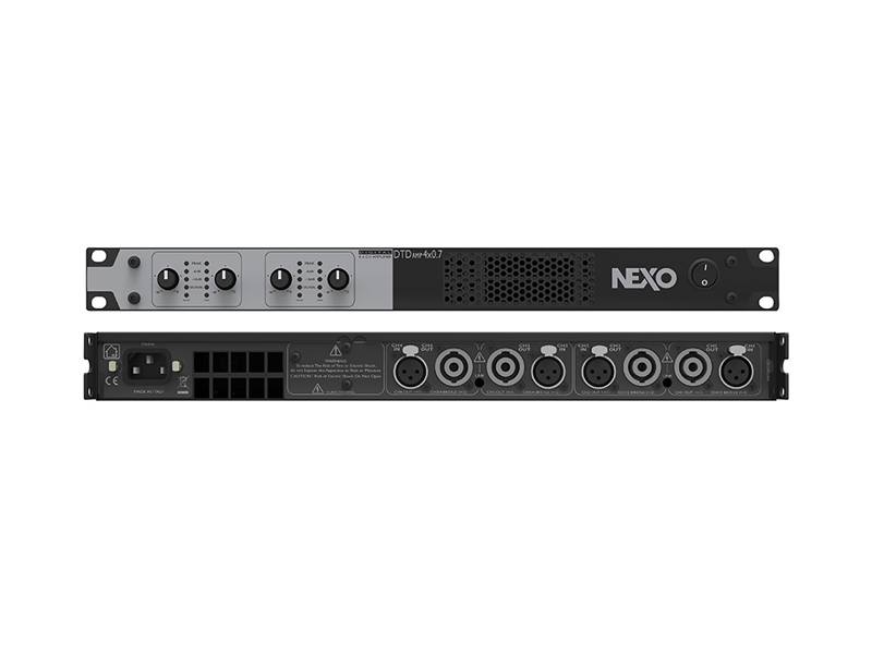 NEXO DTDAMP4x0.7C 4-kanálový zesilovač | DTD Amp - 03