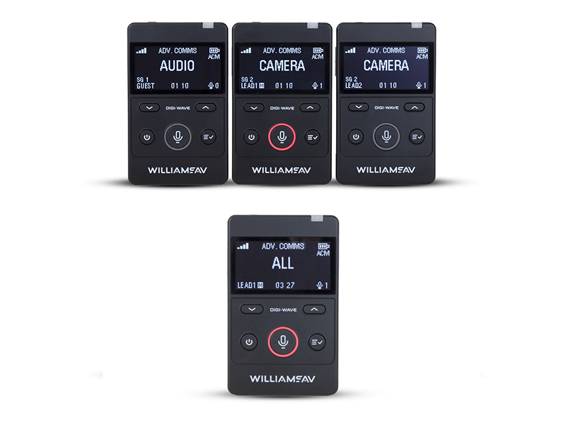 Williams AV Digi-Wave Wireless Intercom System 4 osoby | Kompletní sady - 04