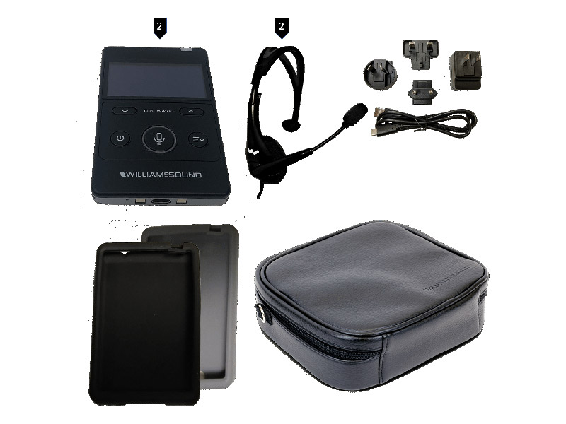 Williams Sound Digi-Wave Personal Communication System 2 osoby | Vysílač a přijímač - 01