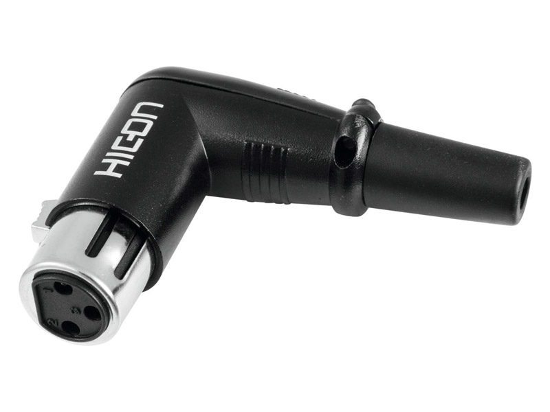 Hicon HI-X3RF-M - úhlová XLR 3-pin samice | 10 m - 03