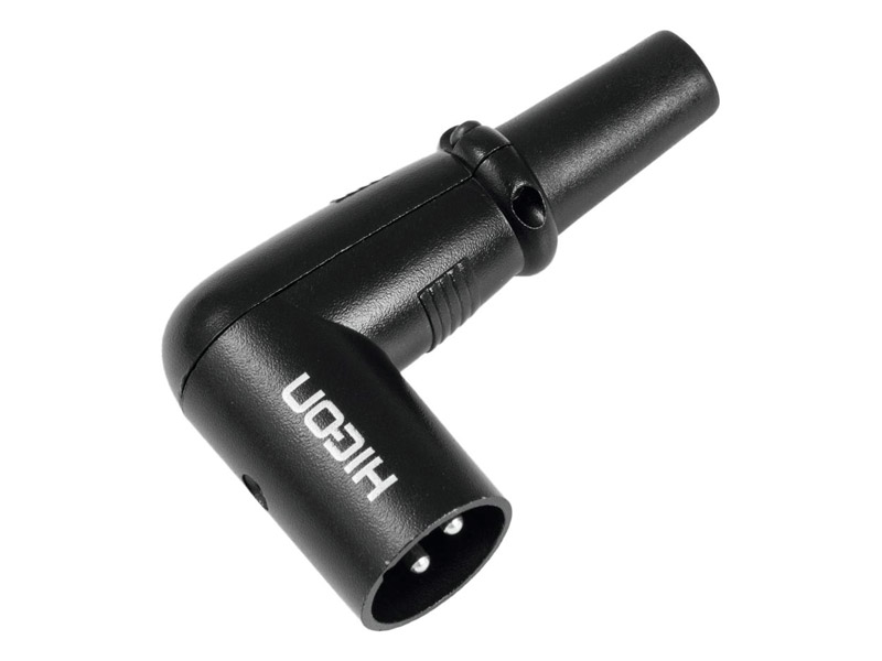 Hicon HI-X3RM-M - úhlový XLR 3-pin samec | Mikrofonní kabely - 02