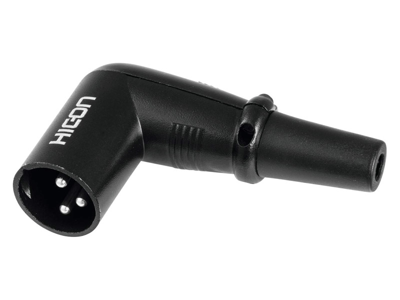 Hicon HI-X3RM-M - úhlový XLR 3-pin samec | Mikrofonní kabely - 03