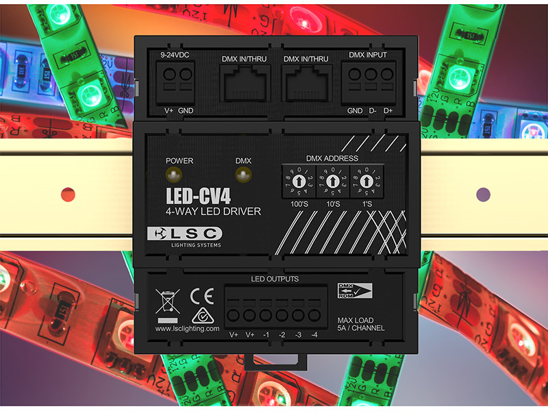 LSC LED-CV4 4-WAY LED DRIVER | Dimmers - 01
