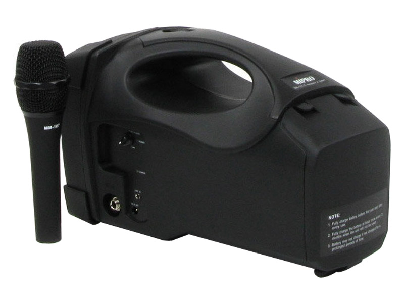 MIPRO MA-101C - mobilní reproduktor s ručním mikrofonem | MA-101 45W - 06