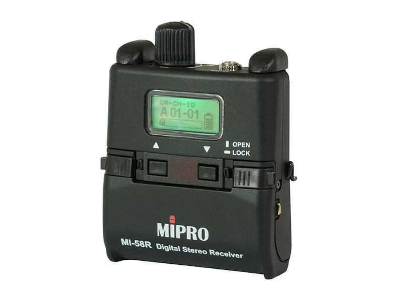 Mipro MI-58RT - bezdrátový stereo IEM systém 5,8GHz | In-Ear Digital - 05