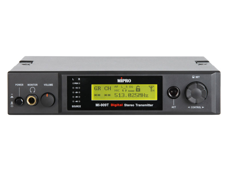 MIPRO MI-909 IEM Digital TWIN - 5F 540-604MHz | In-Ear Digital - 02