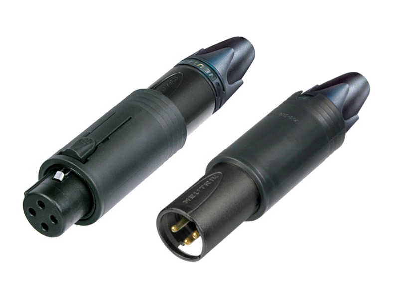 NEUTRIK NC3FM-C-B - kabelový XLR samec i samice | Samec - 01