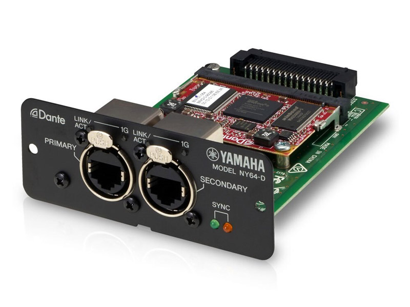 Yamaha NY64-D - Dante Card, pro mixážní pulty TF1, TF3, TF5, TF-RACK | TF digitální mixážní konzole - 01