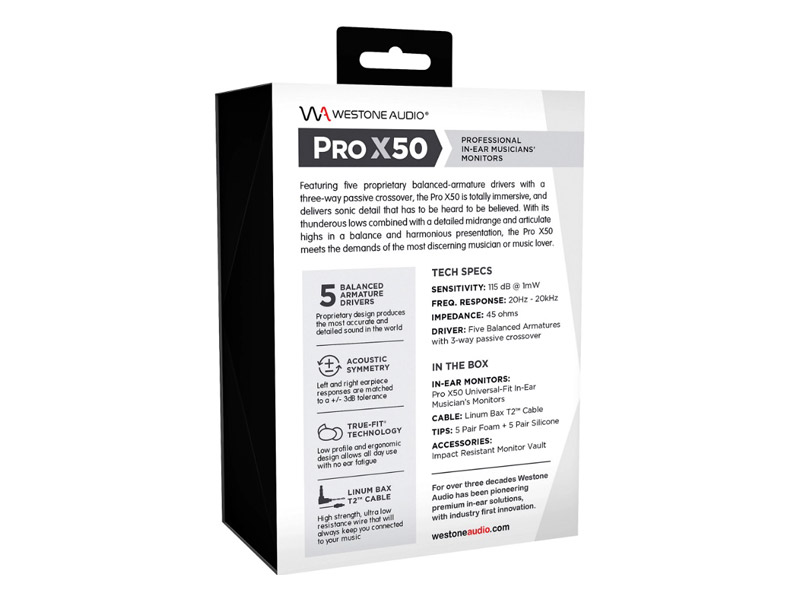 Westone Pro X50 | PRO X Series - 06
