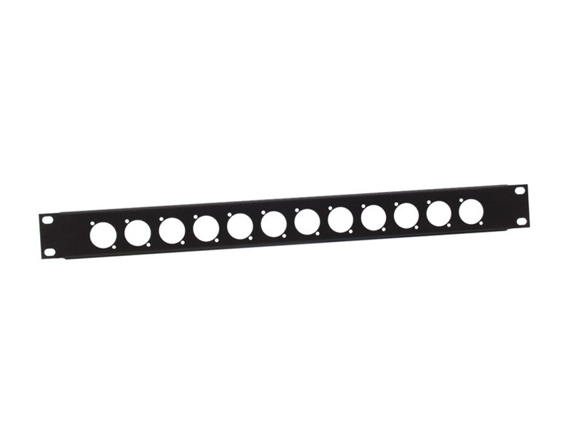 Penn Elcom R1269/1UK/12 - panel pro 12x konektor 1U | 19 příslušenství - 01