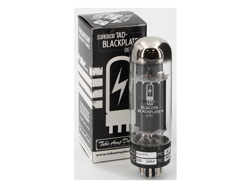 EL34-STR BLACKPLATE TAD PREMIUM Tube/Valve MATCHED QUARTET | Výkonové - 02