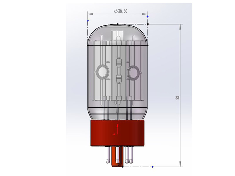 TAD 6L6WGC-STR Redbase Tube - Single. Premium Matched | Výkonové - 03