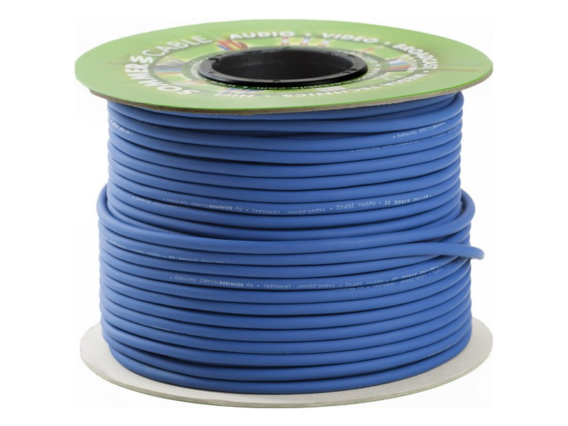 Sommer Cable STAGE 22 Highflex 200-0002 - mikrofonní kabel modrý | Mikrofonní kabely - 01