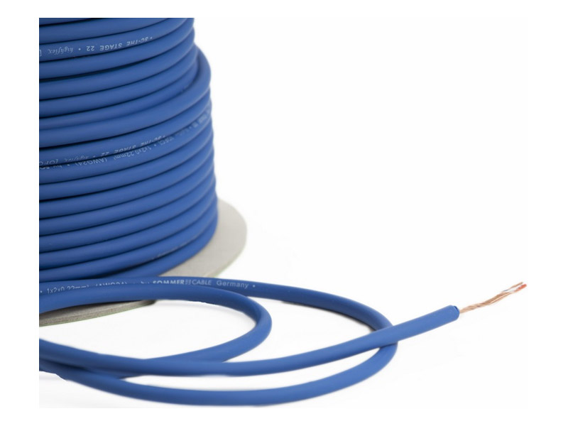 Sommer Cable STAGE 22 Highflex 200-0002 - mikrofonní kabel modrý | Mikrofonní kabely - 02
