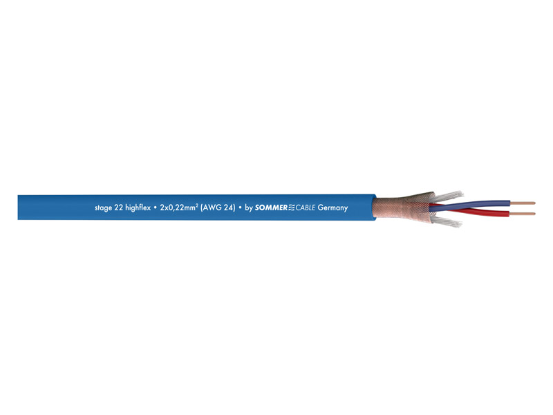 Sommer Cable STAGE 22 Highflex 200-0002 - mikrofonní kabel modrý | Mikrofonní kabely - 04