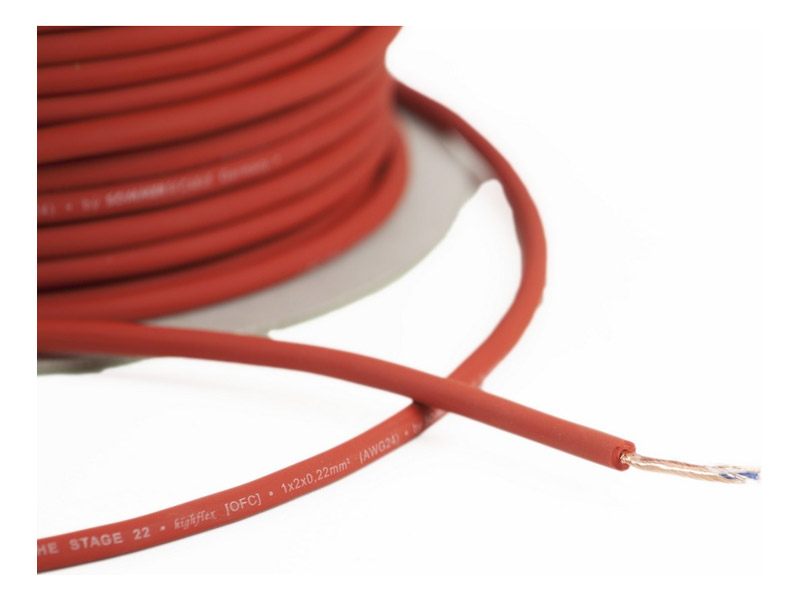 Sommer Cable STAGE 22 Highflex 200-0003 - mikrofonní kabel červený | Mikrofonní kabely - 02