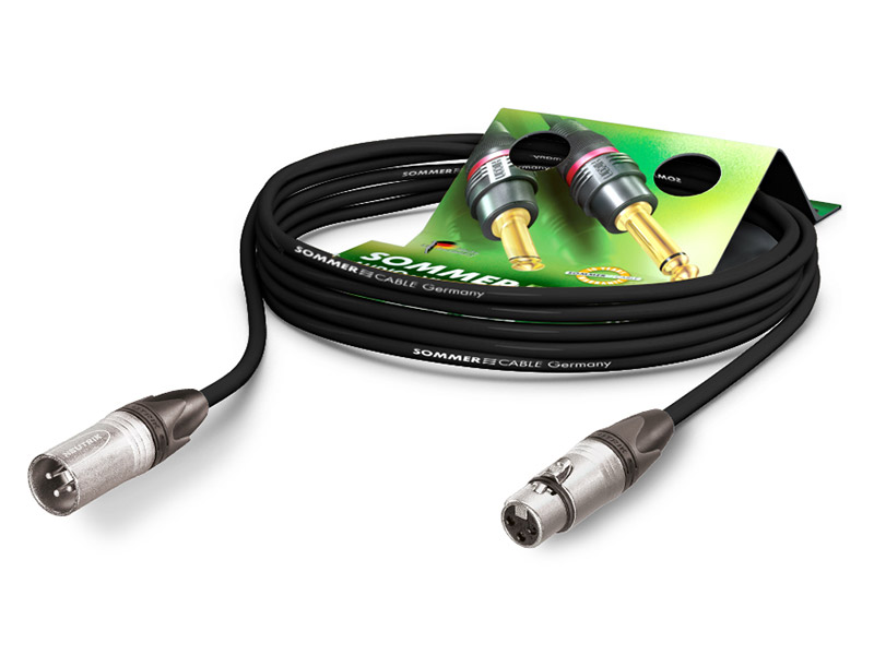 Sommer Cable SGMF-0100-SW STAGE HIGHFLEX - 1m černý | 1 m - 01