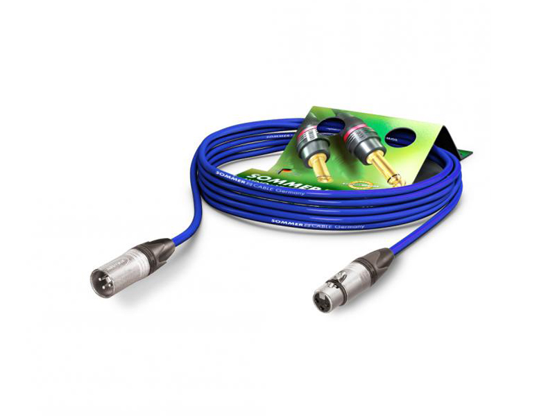 Sommer Cable SGMF-0300-BL STAGE HIGHFLEX - 3m modrý | 3 m - 01