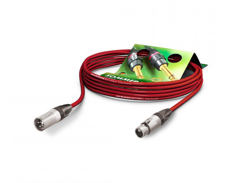 Sommer Cable SGMF-0300-RT STAGE HIGHFLEX - 3m červený | 3 m - 01