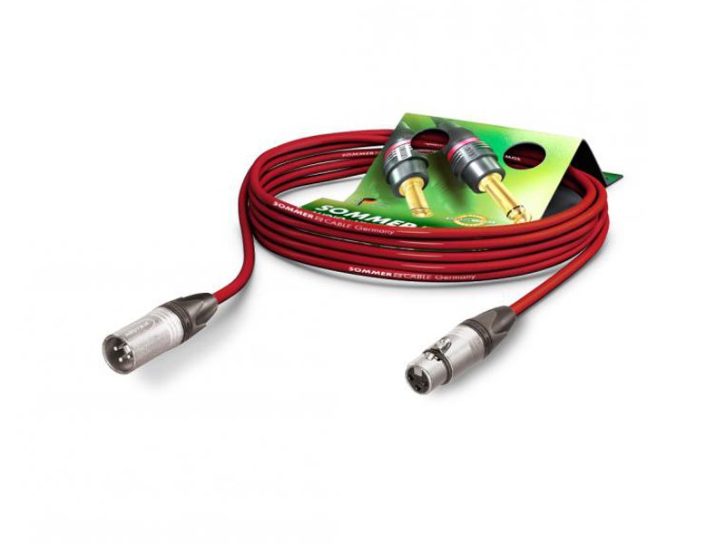 Sommer Cable SGMF-0600-RT STAGE HIGHFLEX - 6m červený | Komponenty bezdrátových systémů - 01