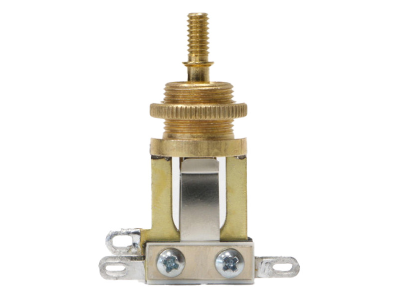 TAD přepínač pro Gibson Switchcraft 3 polohy, rovný, Short, mosaz | Ostatní - 02