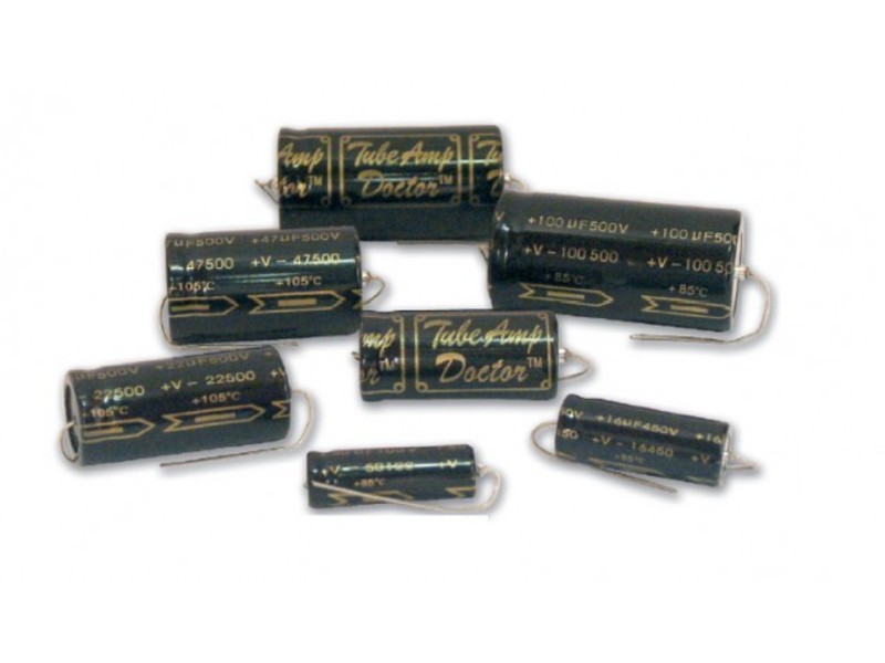 TAD Kondenzátor Gold Cap, 22uF 500V 16x32mm | Kondenzátory - 01