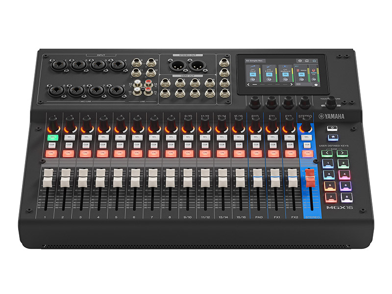 YAMAHA MGX16 black - digitální mixážní pult | MGX Series - 02