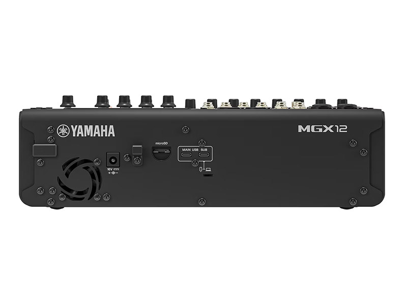 YAMAHA MGX12 black - digitální mixážní pult | MGX Series - 04