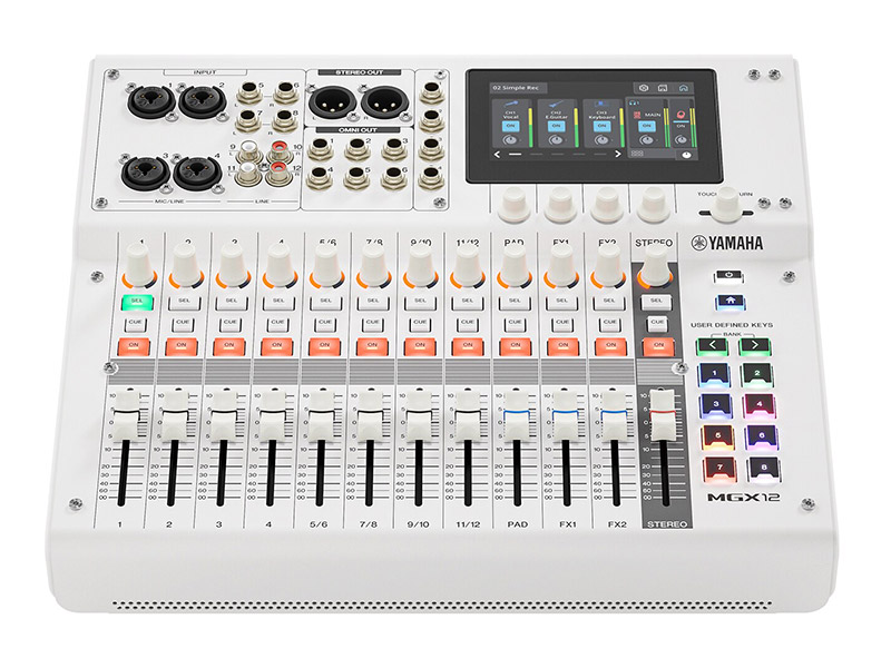 YAMAHA MGX12 white - digitální mixážní pult | MGX Series - 02
