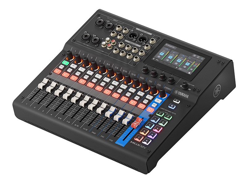 YAMAHA MGX12V black - digitální mixážní pult s video rozhraním | MGX Series - 01