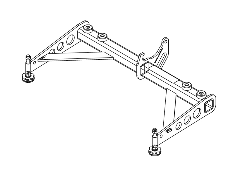 NEXO GEO M12-Bumper Stacking legs 1xLong | GEO M12 příslušenství - 01
