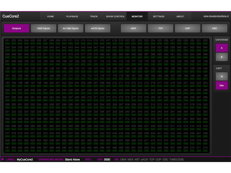 Visual Productions CueCore2 | CueCore - 07