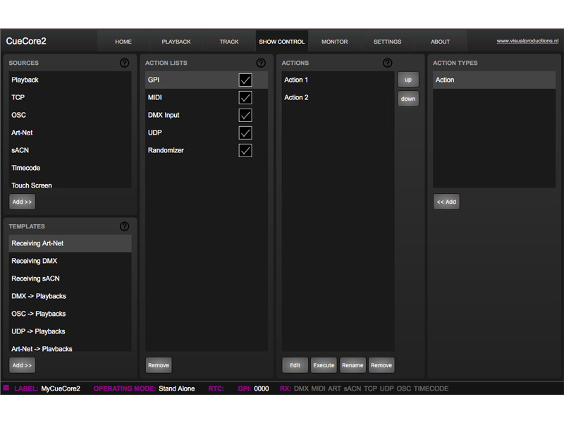Visual Productions CueCore2 | CueCore - 10